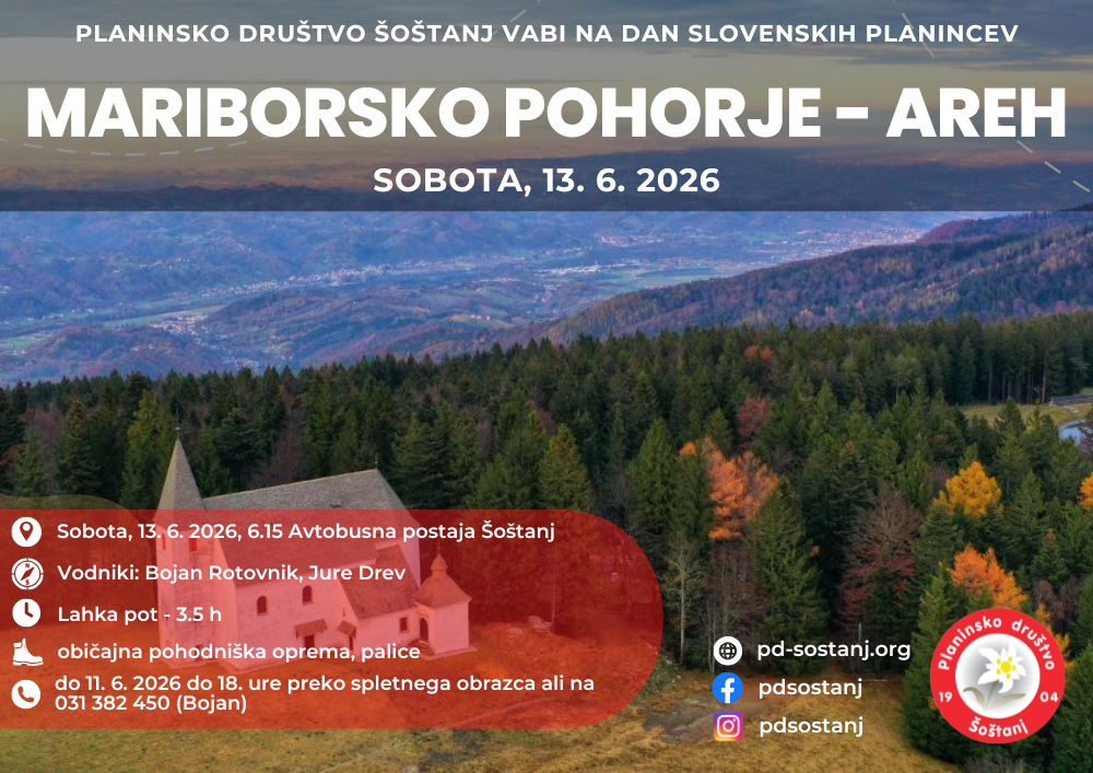 Mariborsko Pohorje - Areh 1074m